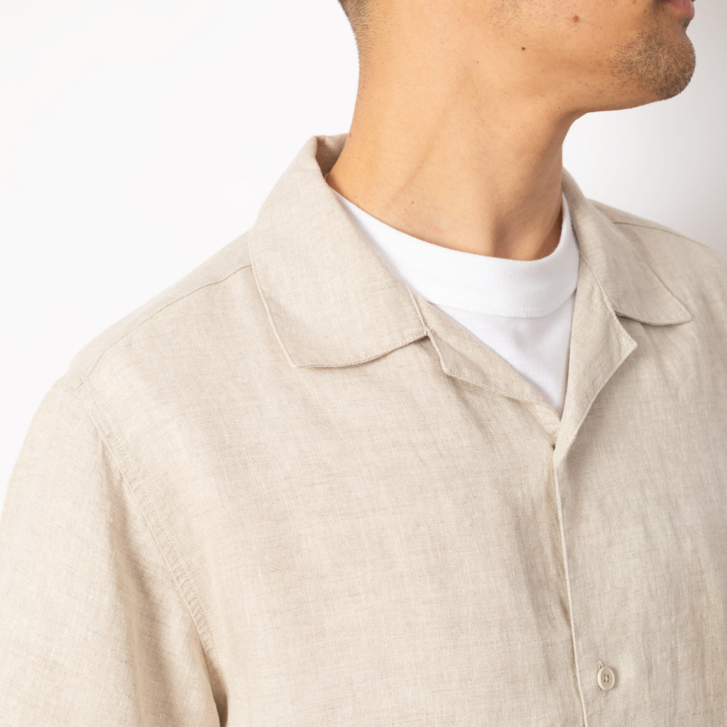 Julio S/S 5706 Shirt - Oat Linen