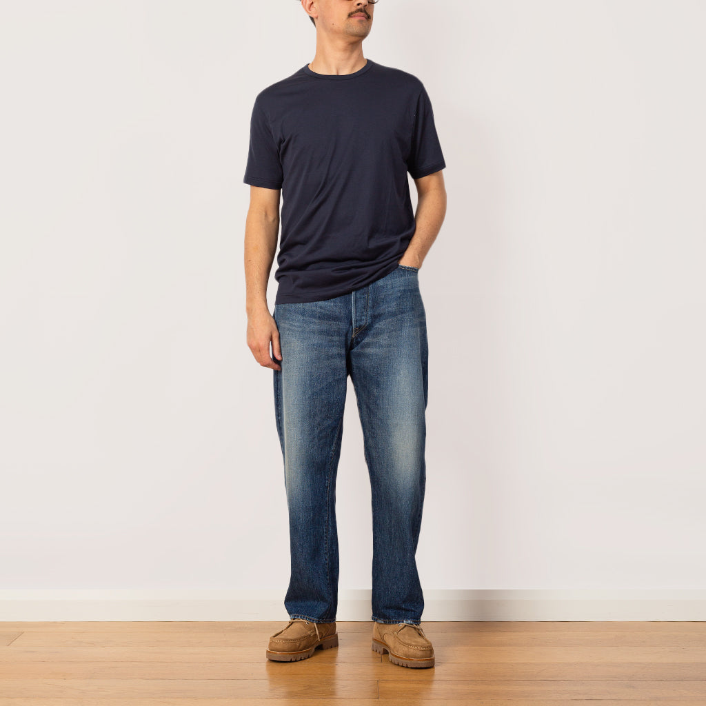 S/S Crew Neck T-Shirt - Navy