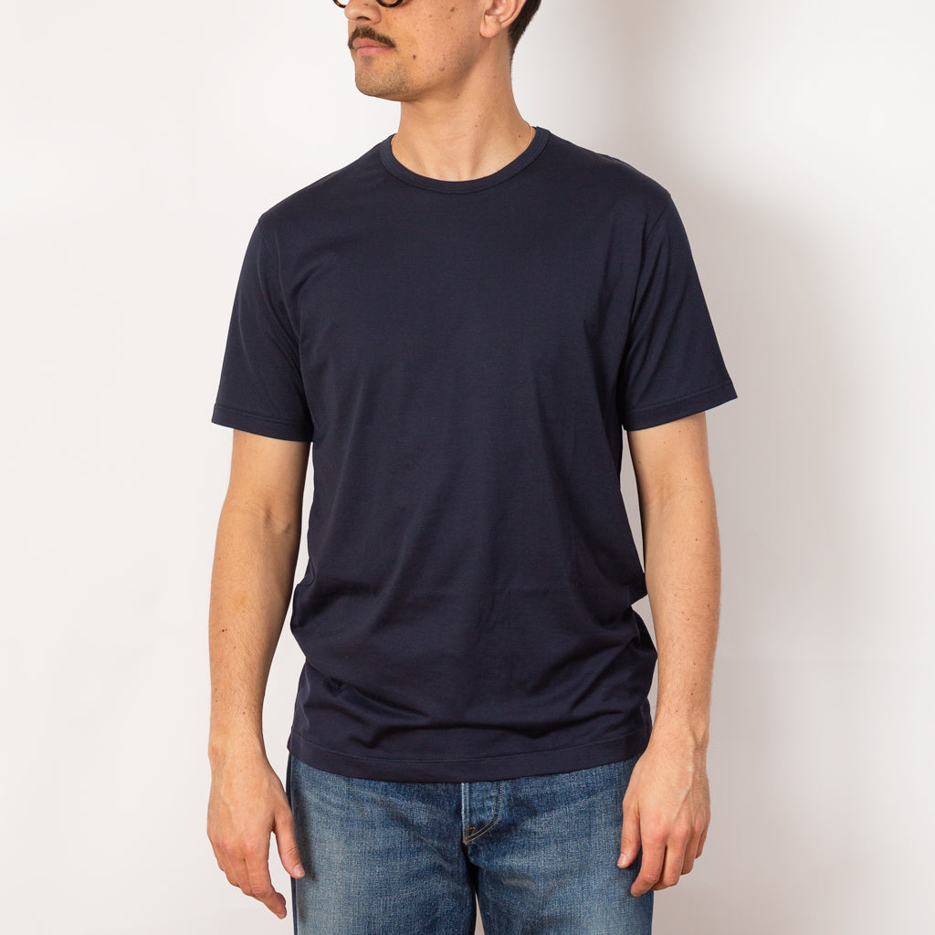 S/S Crew Neck T-Shirt - Navy