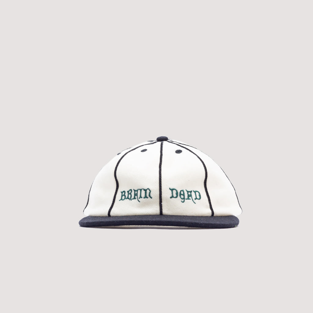 Wool Flannel 8 Panel Hat - Natural