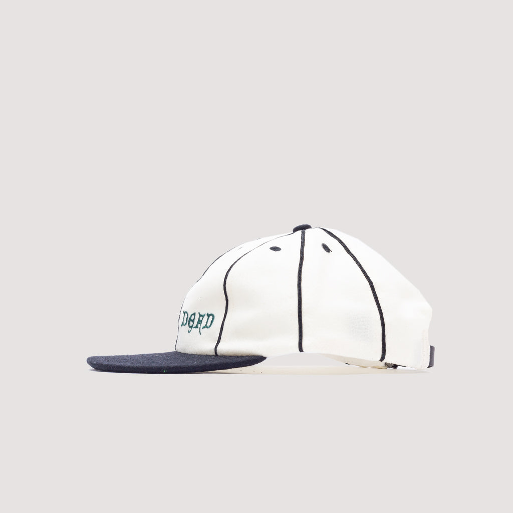 Wool Flannel 8 Panel Hat - Natural
