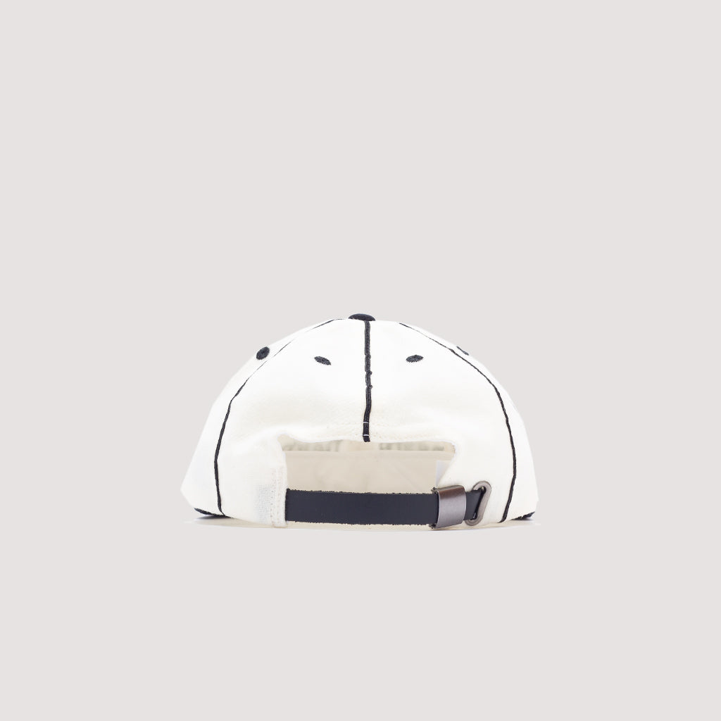 Wool Flannel 8 Panel Hat - Natural