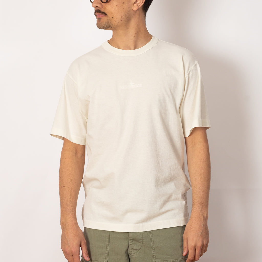 Stitch Logo T-Shirt - Ivory (V0093)