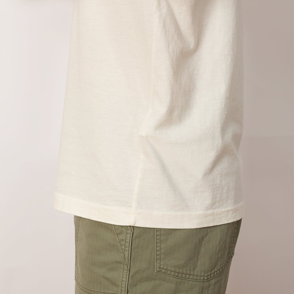 Stitch Logo T-Shirt - Ivory (V0093)