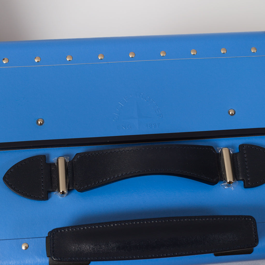 Cruise Four Wheel Carry-On Case - Royal Blue/Navy/Chrome