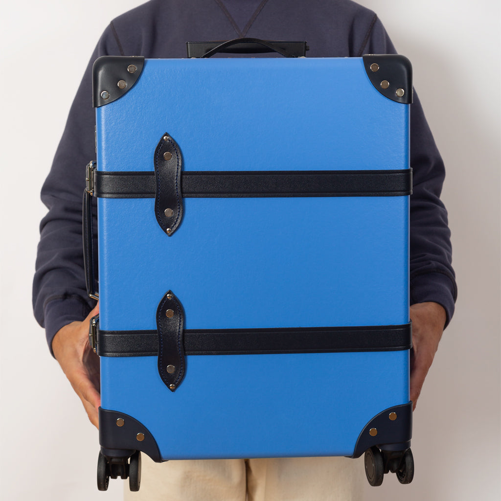 Cruise Four Wheel Carry-On Case - Royal Blue/Navy/Chrome