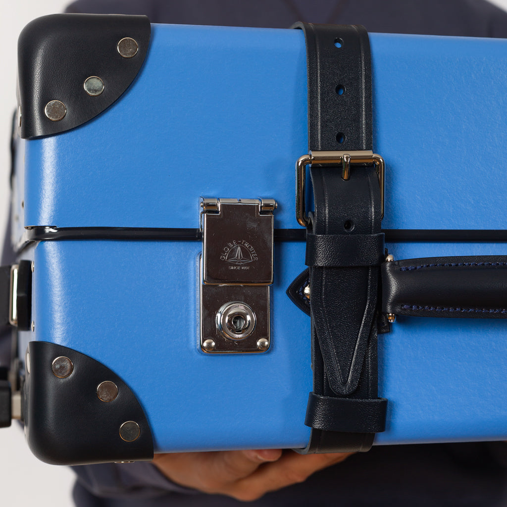 Cruise Four Wheel Carry-On Case - Royal Blue/Navy/Chrome