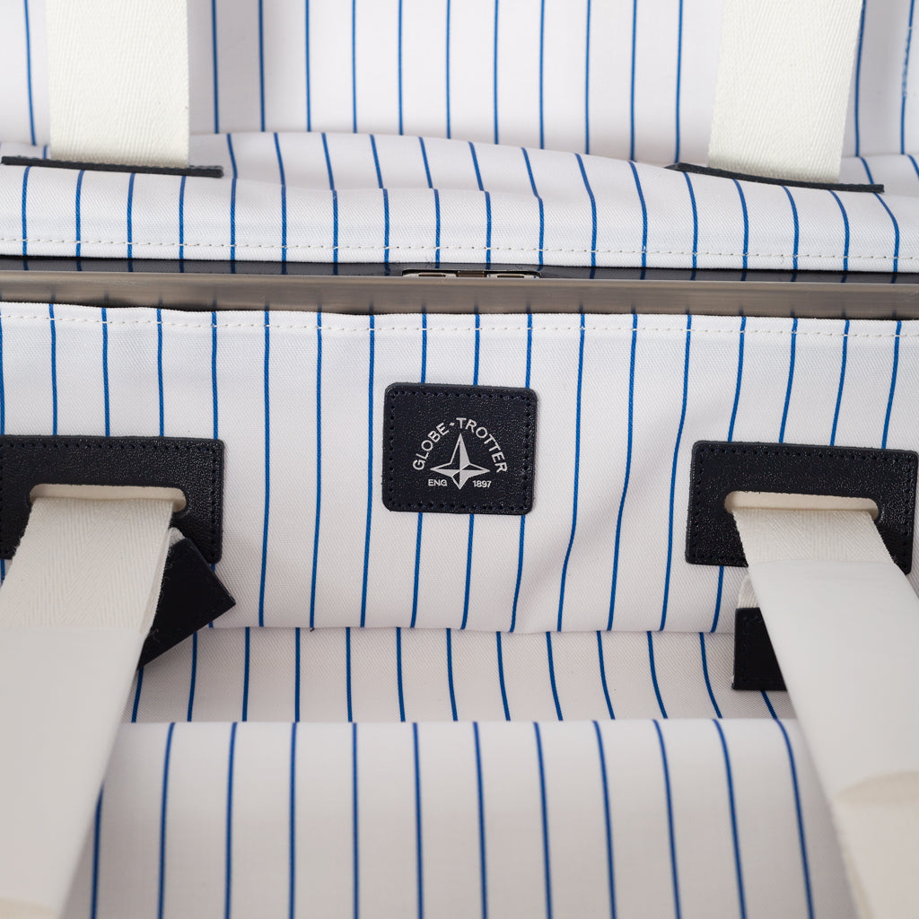 Cruise Four Wheel Carry-On Case - Royal Blue/Navy/Chrome