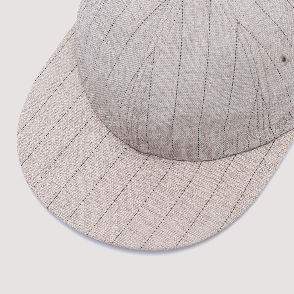 Classic 6 Panel Cap - Blue Stripe