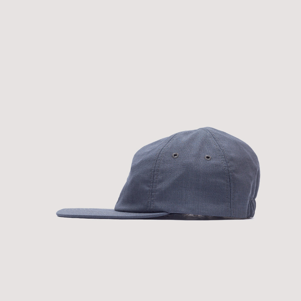 Tropical Wool 6 Panel Cap - Charcoal