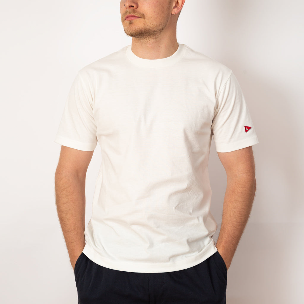 Open-End Dry Jersey Crewneck S/S - Off White