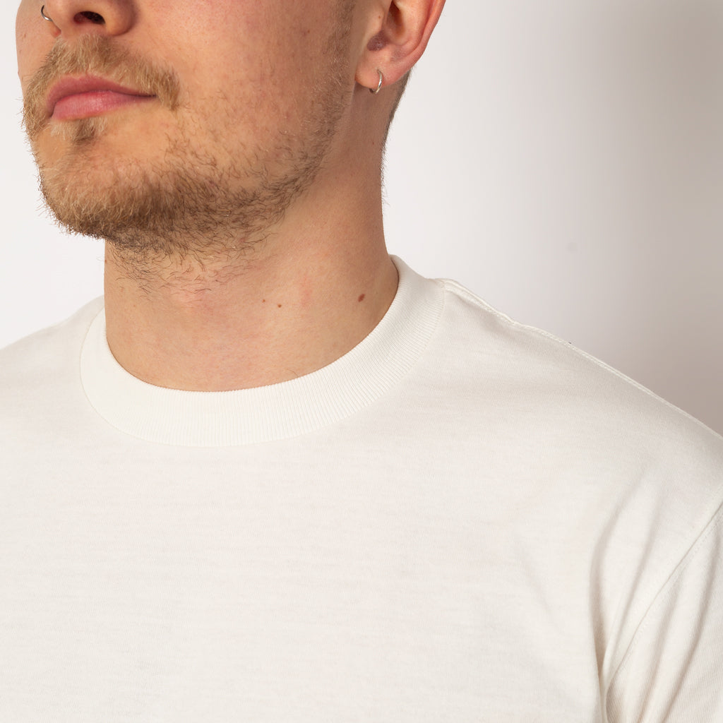Open-End Dry Jersey Crewneck S/S - Off White