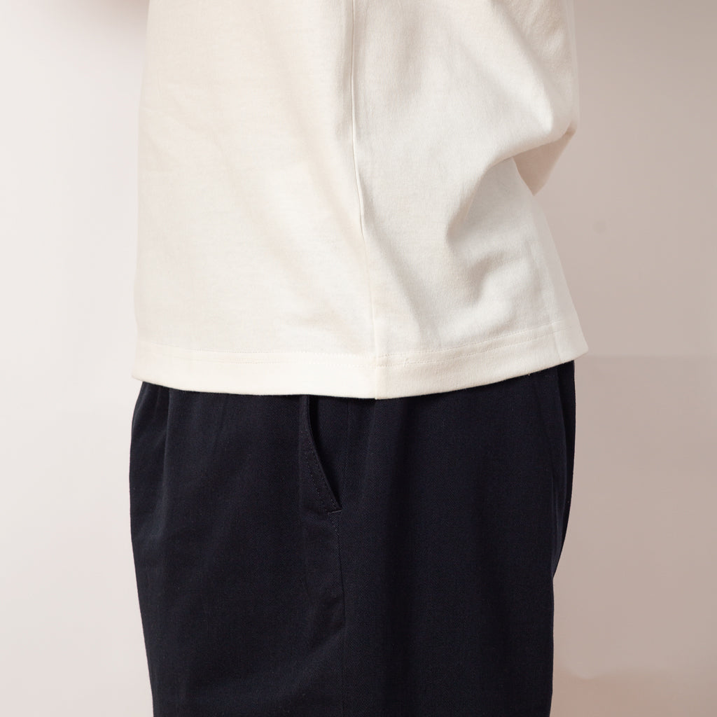 Open-End Dry Jersey Crewneck S/S - Off White