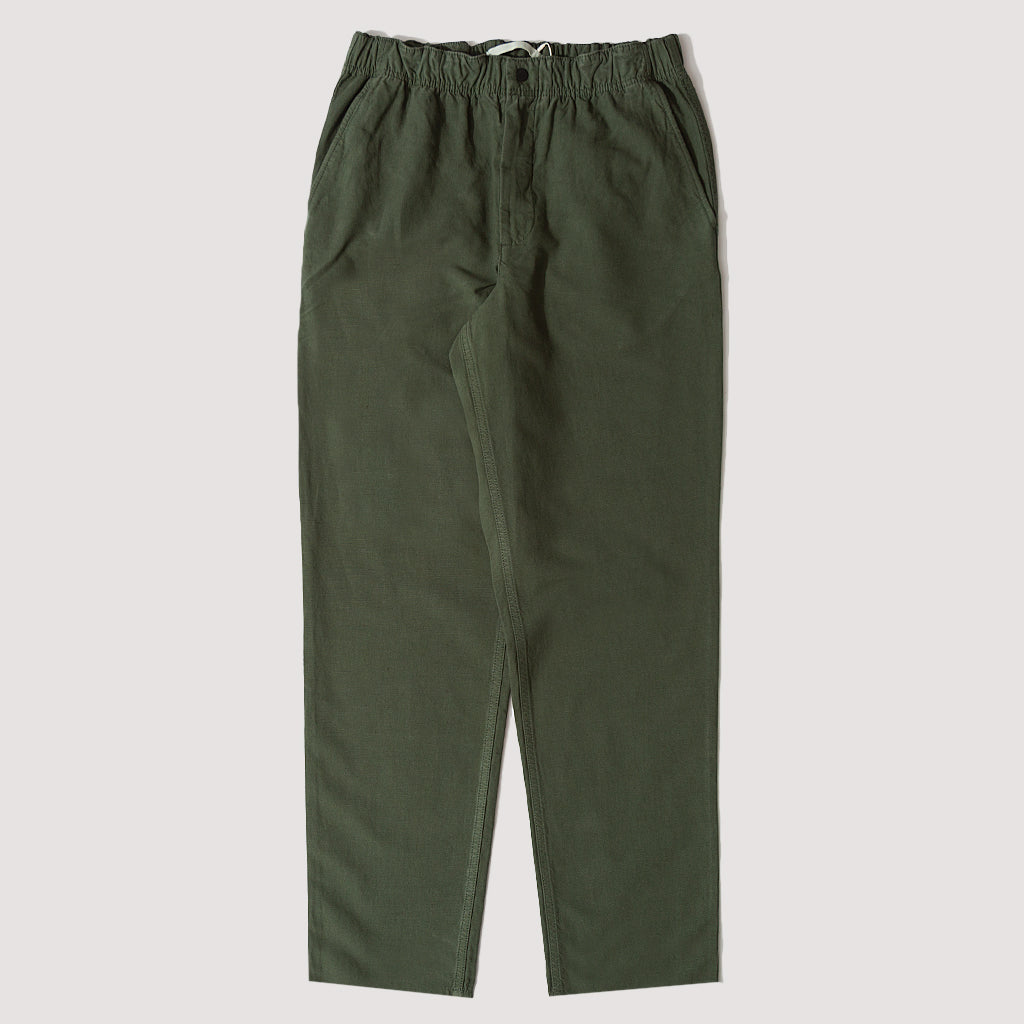 Ezra Trouser - Spruce Green Linen