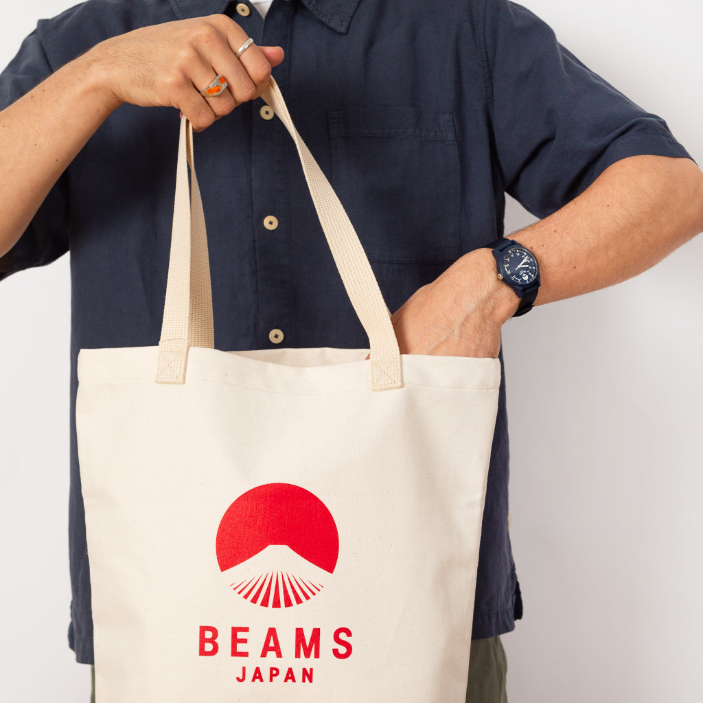Beams Japan x Evergreen Works Tote Bag - White/Red
