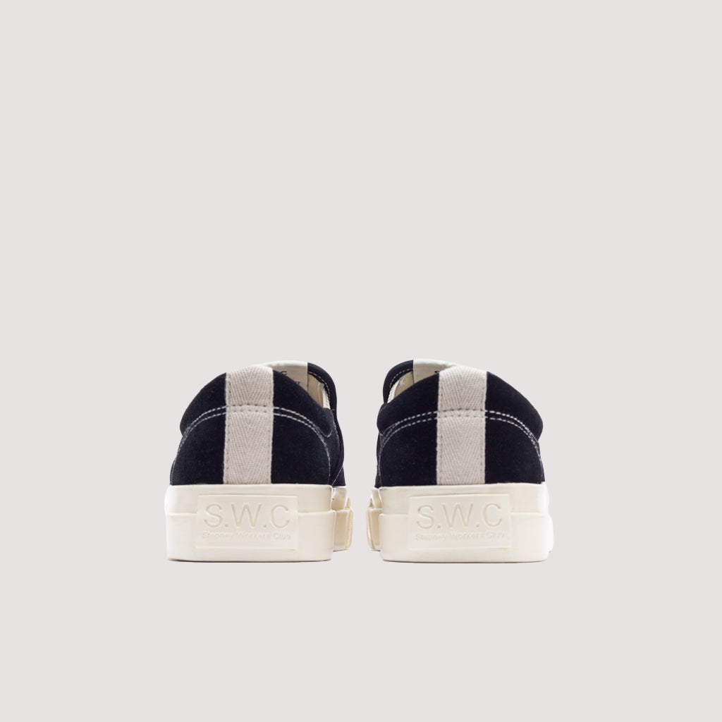 Lister Slip-On - Optical Black Suede