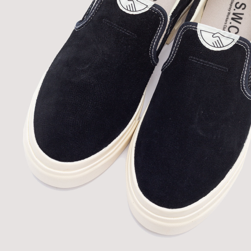 Lister Slip-On - Optical Black Suede