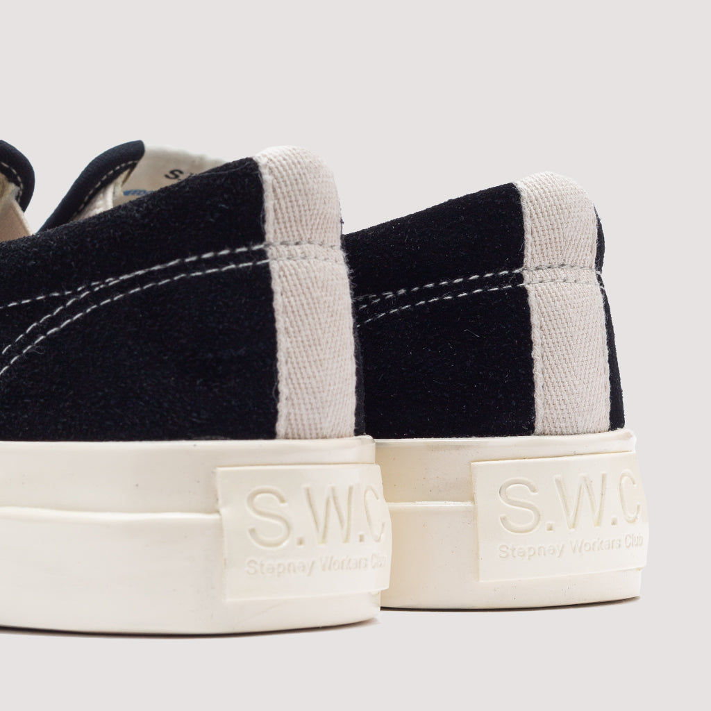 Lister Slip-On - Optical Black Suede