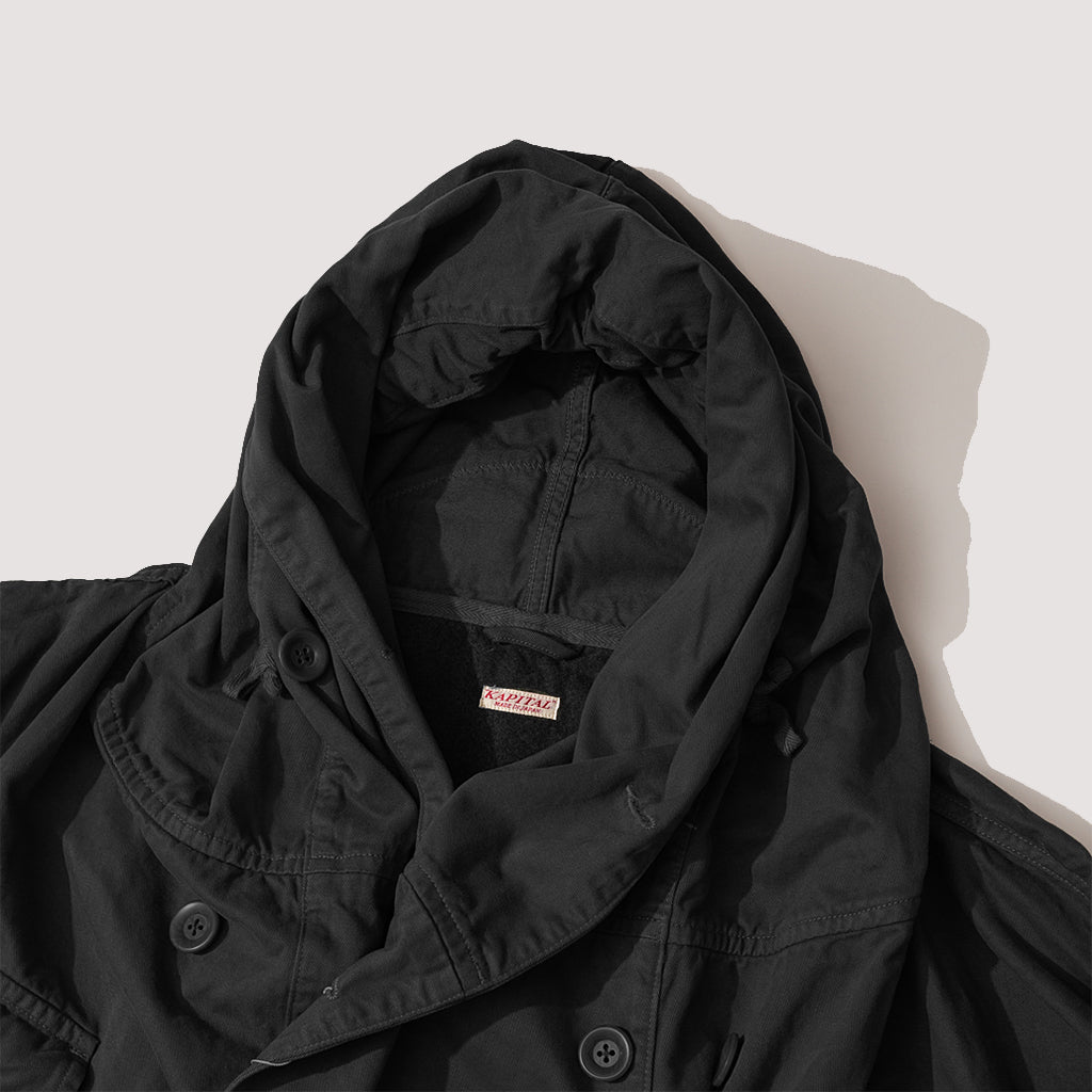 Katsuragi Ring Coat - Black