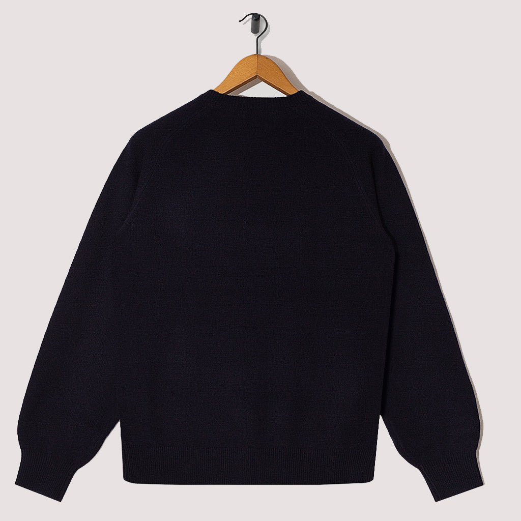 9G Crew Neck Knit - Navy