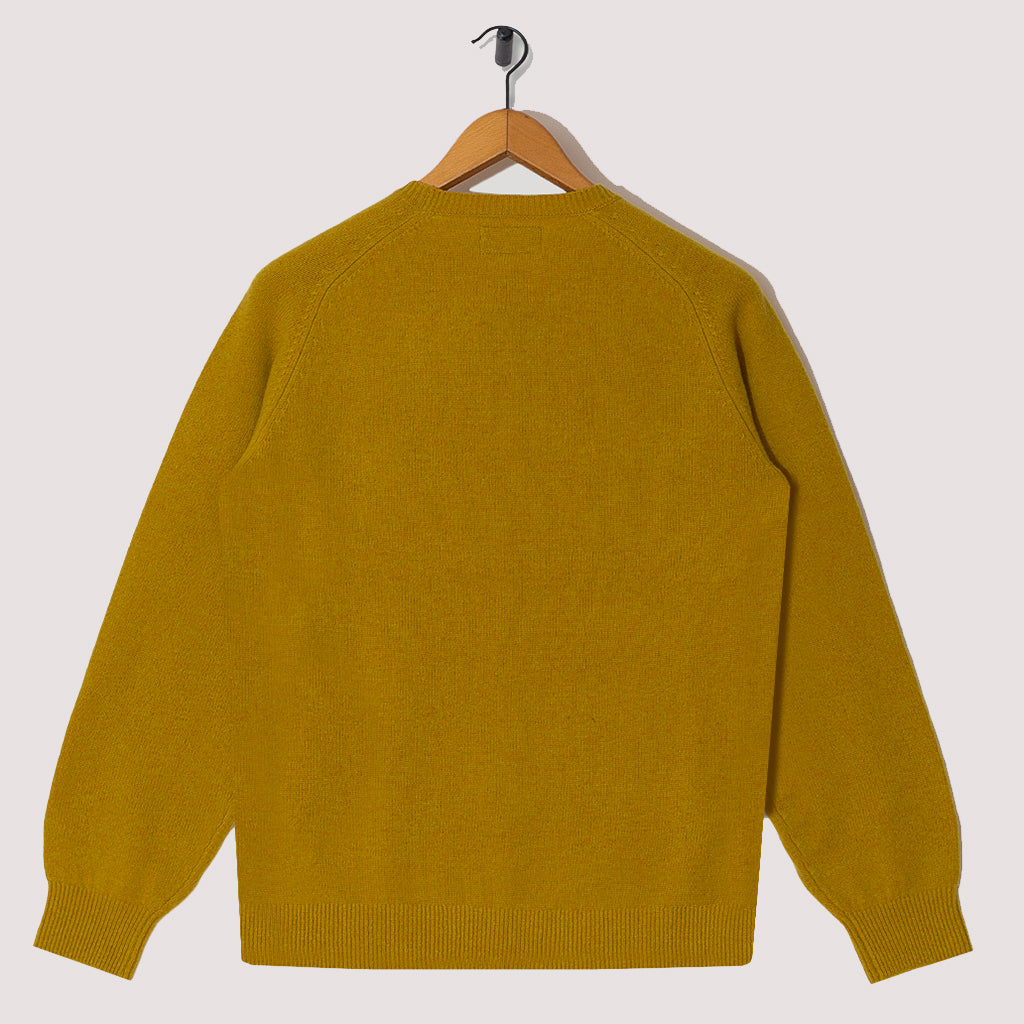 9G Crew Neck Knit - Mustard