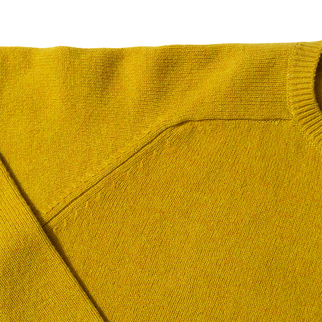 9G Crew Neck Knit - Mustard