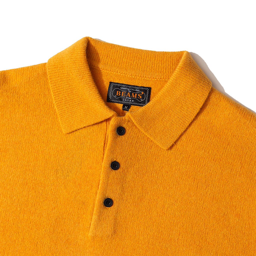 9G Knit Polo - Gold