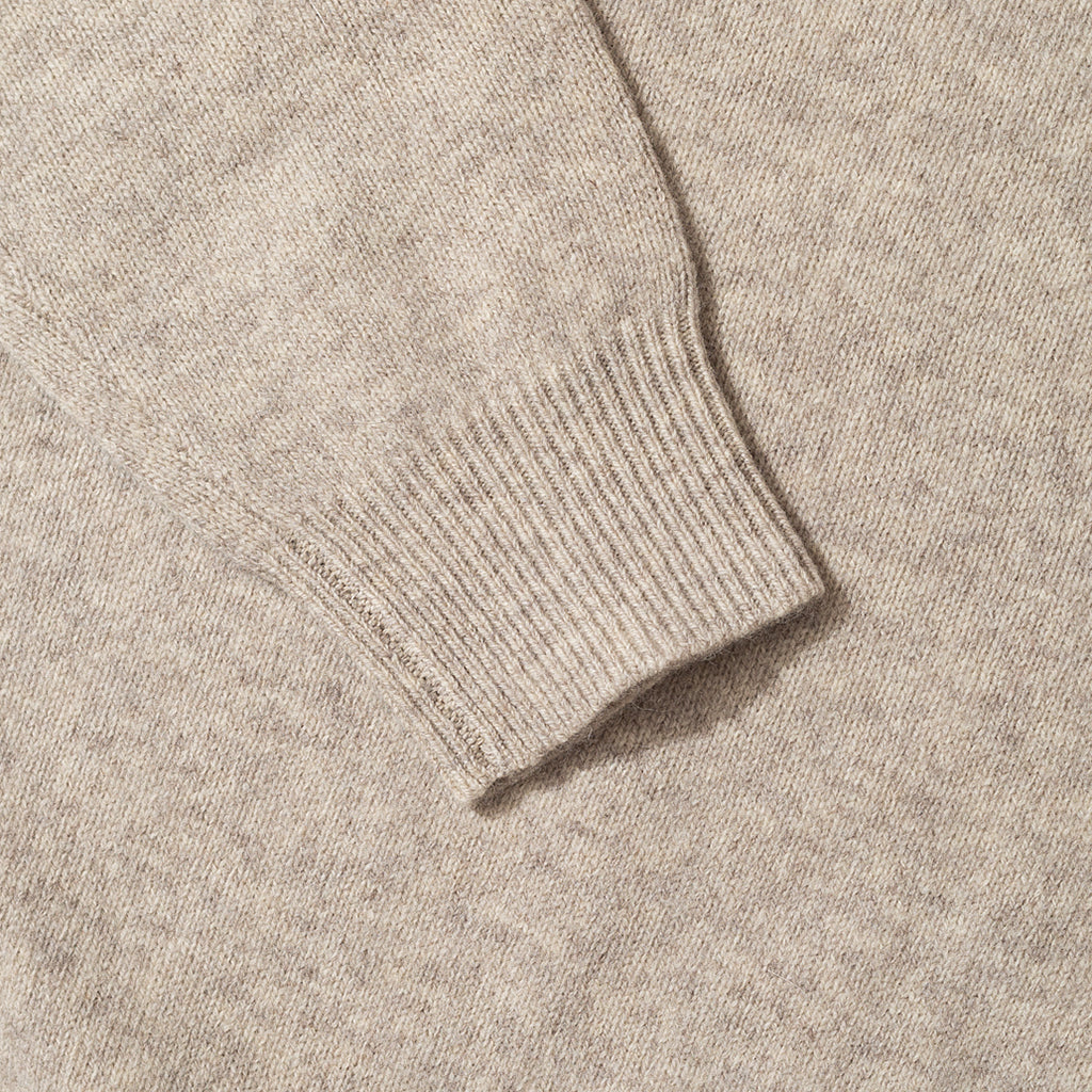 9G Knit Polo - Beige