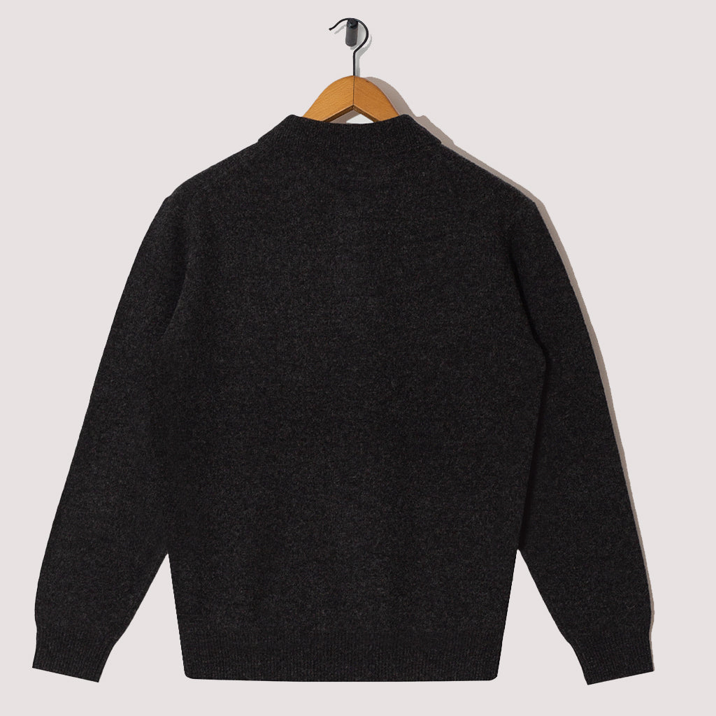 9G Knit Polo - Charcoal