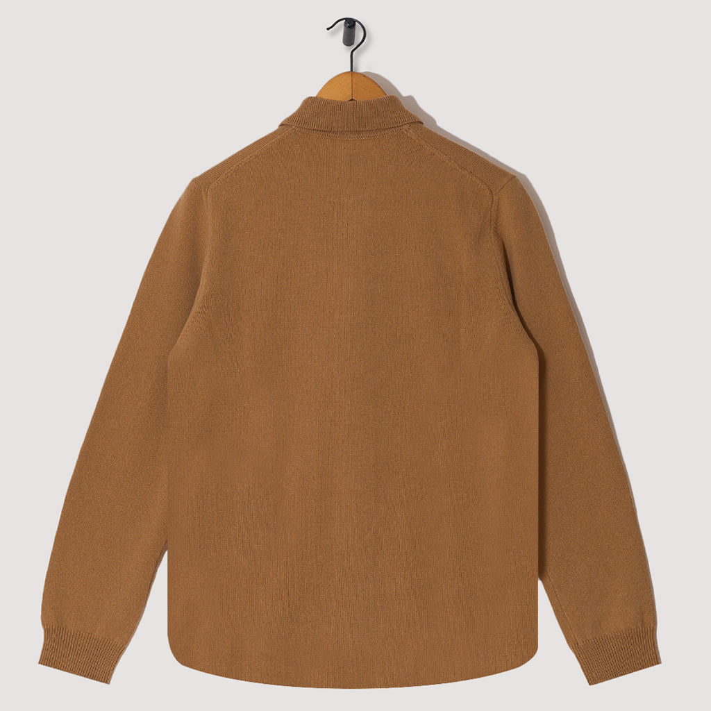 Martin Merino Lambswool Shirt - Camel