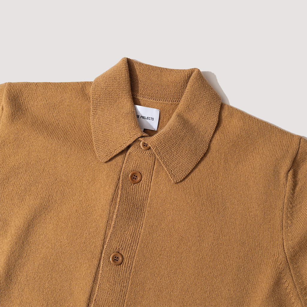 Martin Merino Lambswool Shirt - Camel