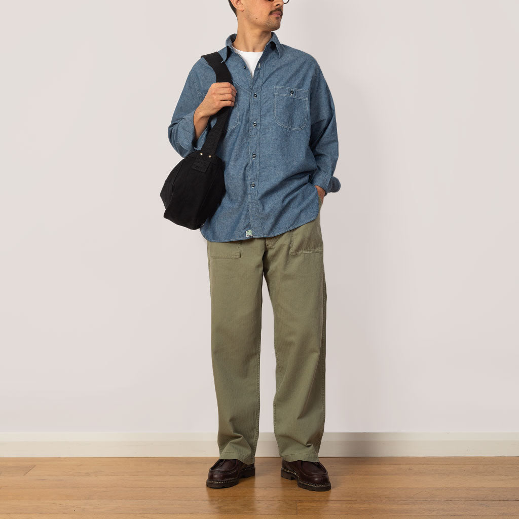 Relaxed Fit Work Shirt - Chambray