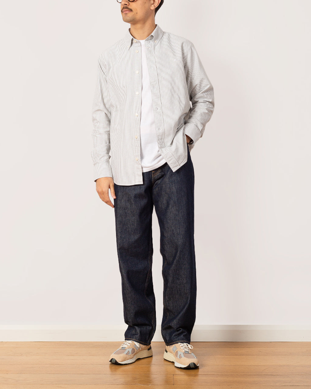 Denim Wide Pants - Indigo