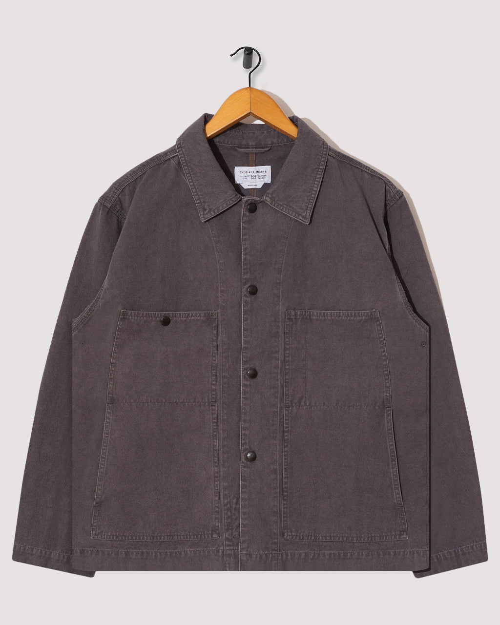 Coverall Jacket - Grey Purple | Ends and Means | Peggs & son.