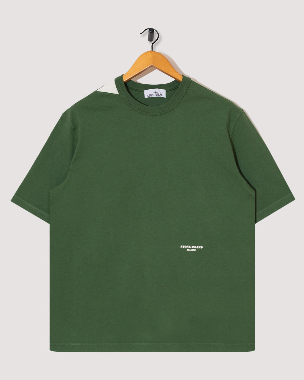 Logo T-Shirt - V0051 Quartz Green | Stone Island Marina | Peggs & son.