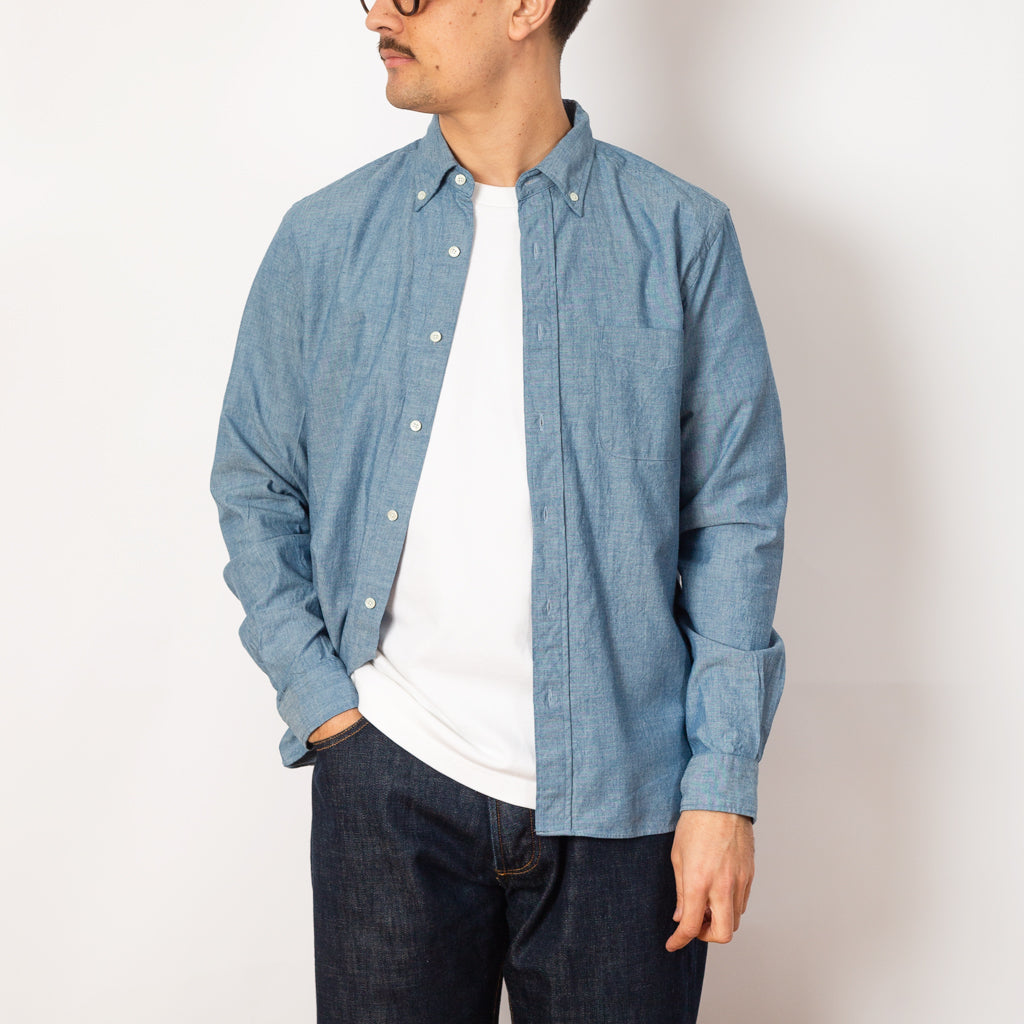 Chambray Shirt - Sax