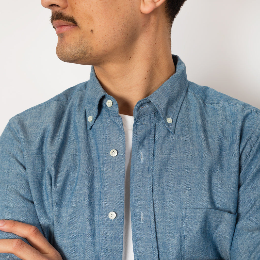 Chambray Shirt - Sax