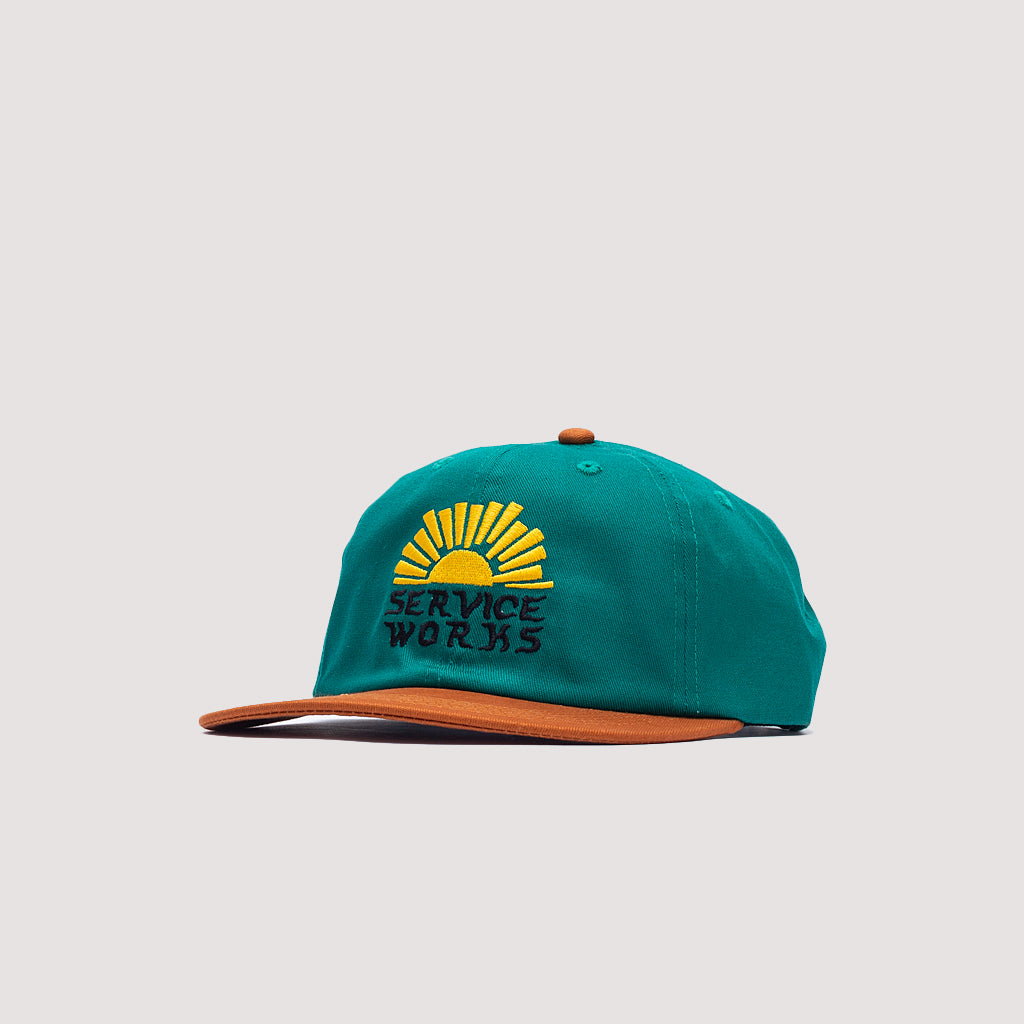 Sunny Side Up Cap - Teal/Brown