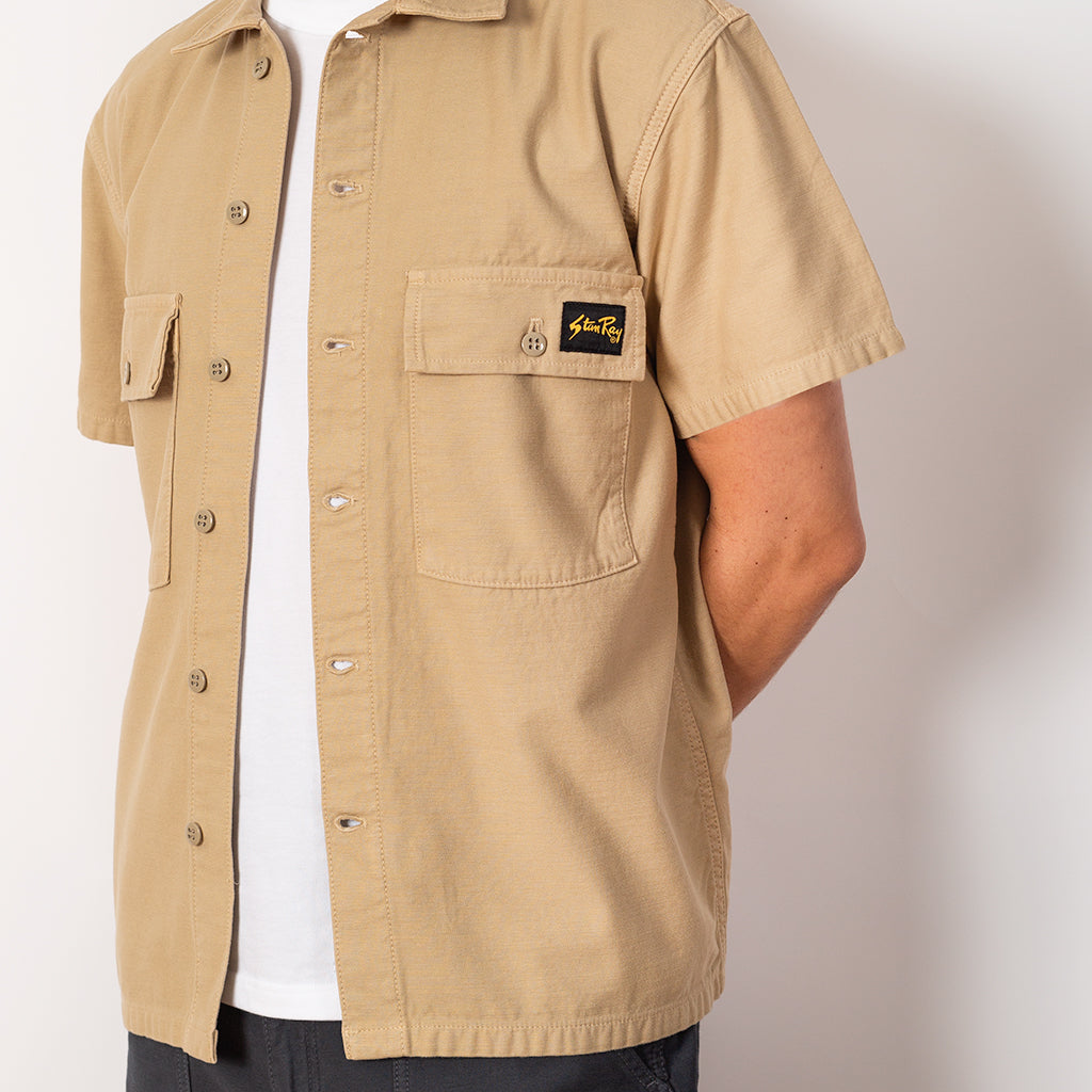 CPO S/S Shirt - Khaki Sateen