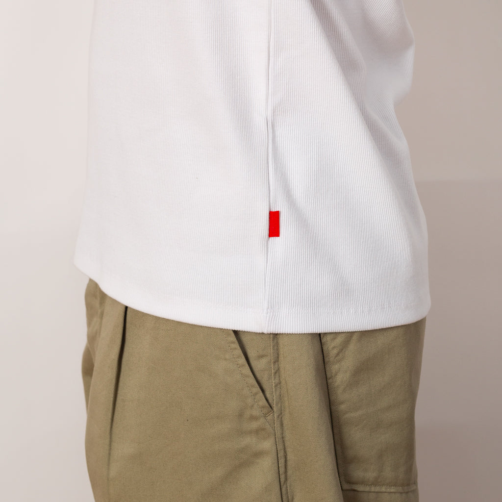 Heavyweight Rib Crew S/S - Off White
