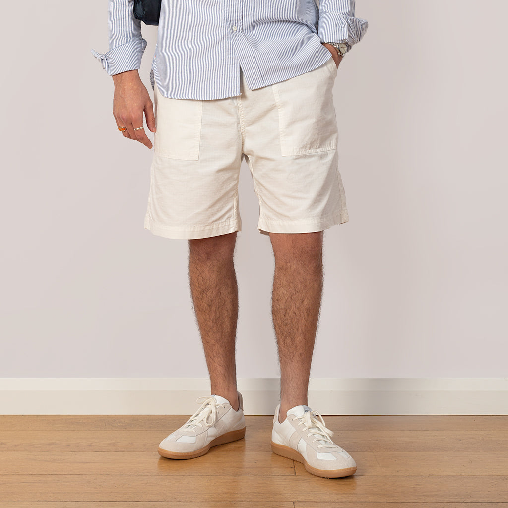 Chef Shorts - Off-White Ripstop