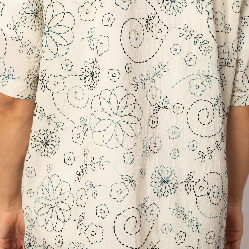Camp Shirt - Ecru/Charcoal