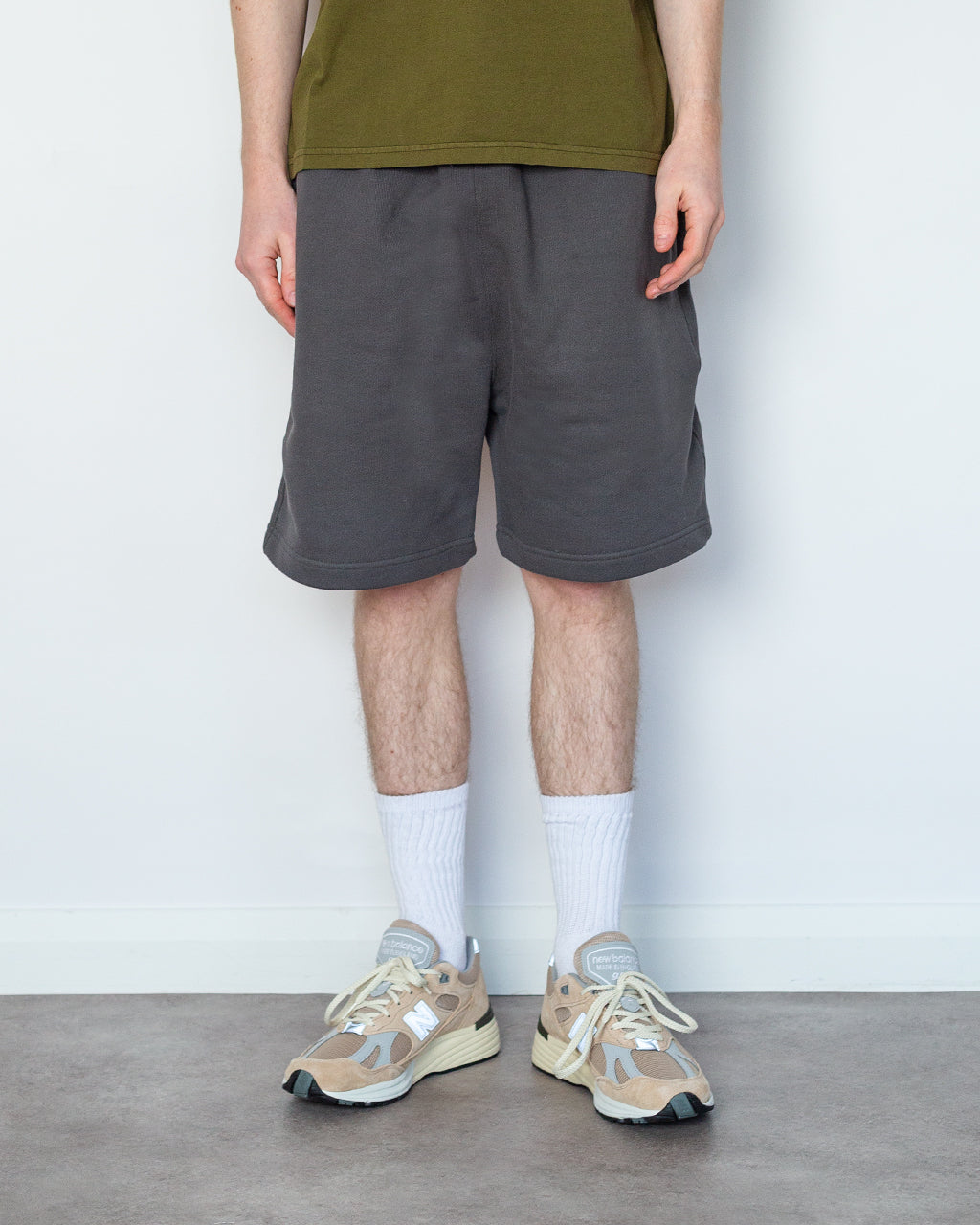 Loopback Shorts - Washed Black