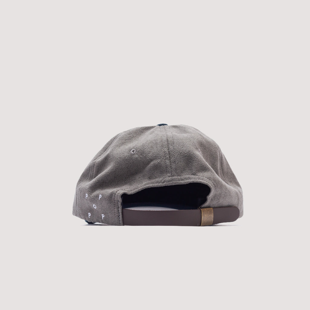 Suede O 6 Panel Cap - Grey/Navy