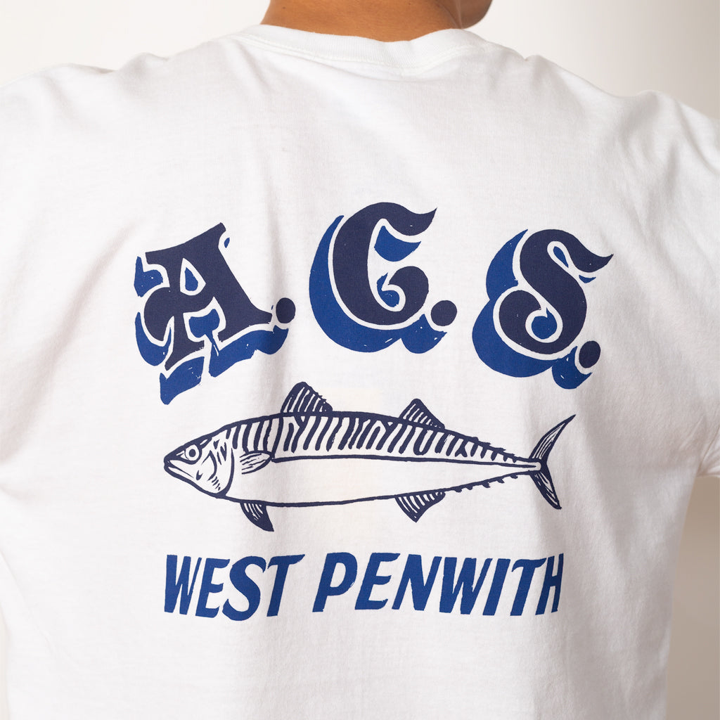 Mackerel Tee - White