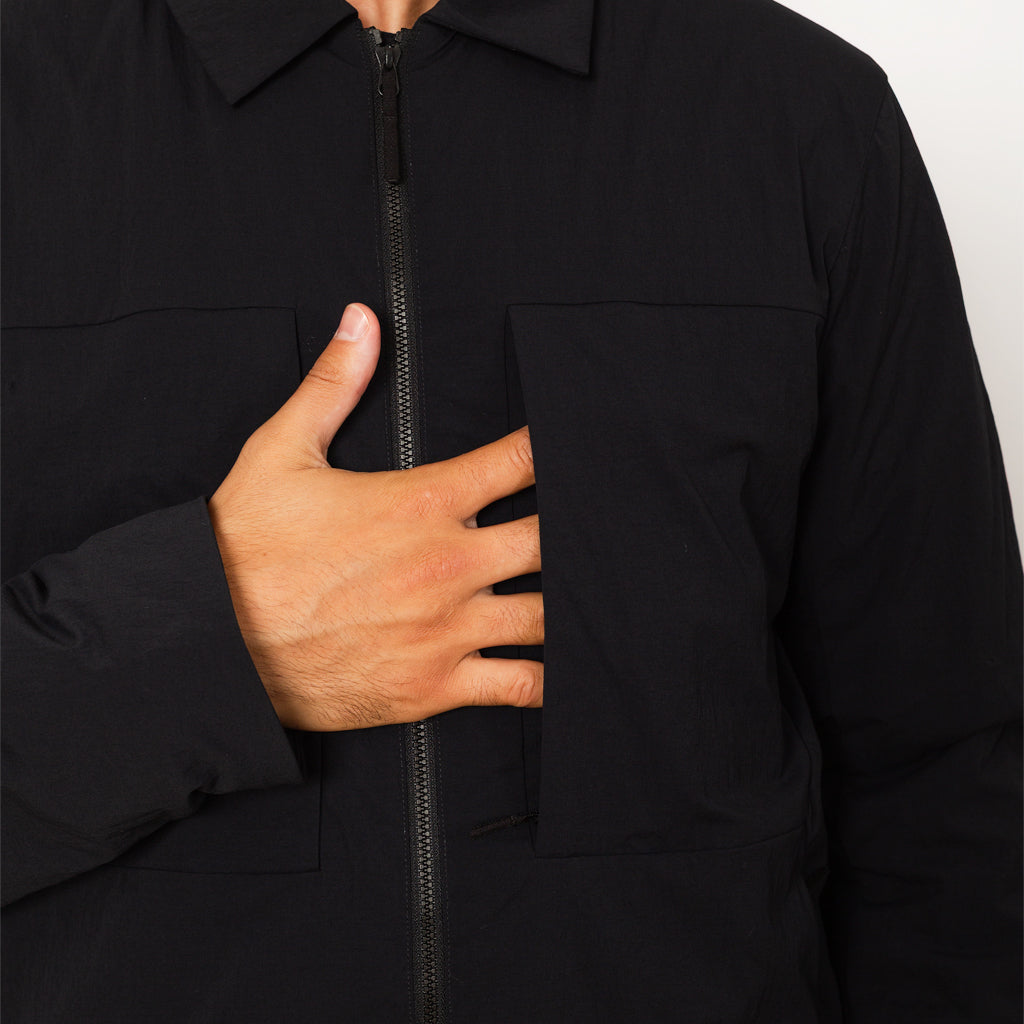 Mionn Insulated Overshirt - Black