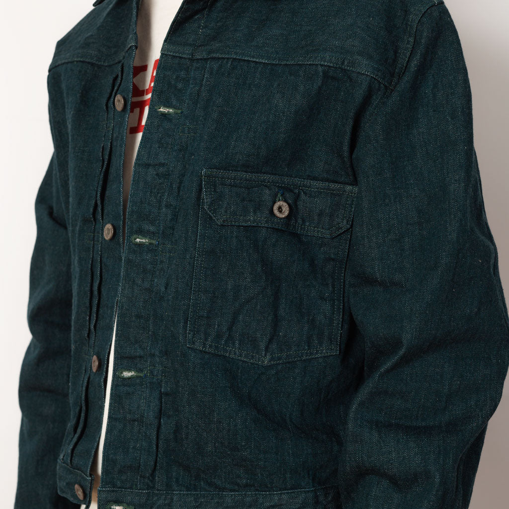 Plant Dyed Denim Jacket - No.4