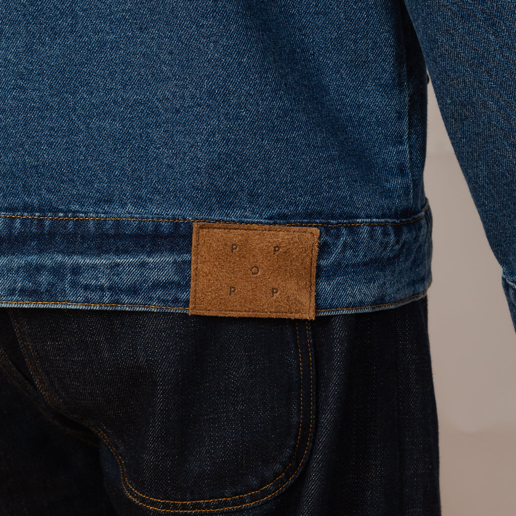 Full Button Denim Jacket - Rinsed Denim