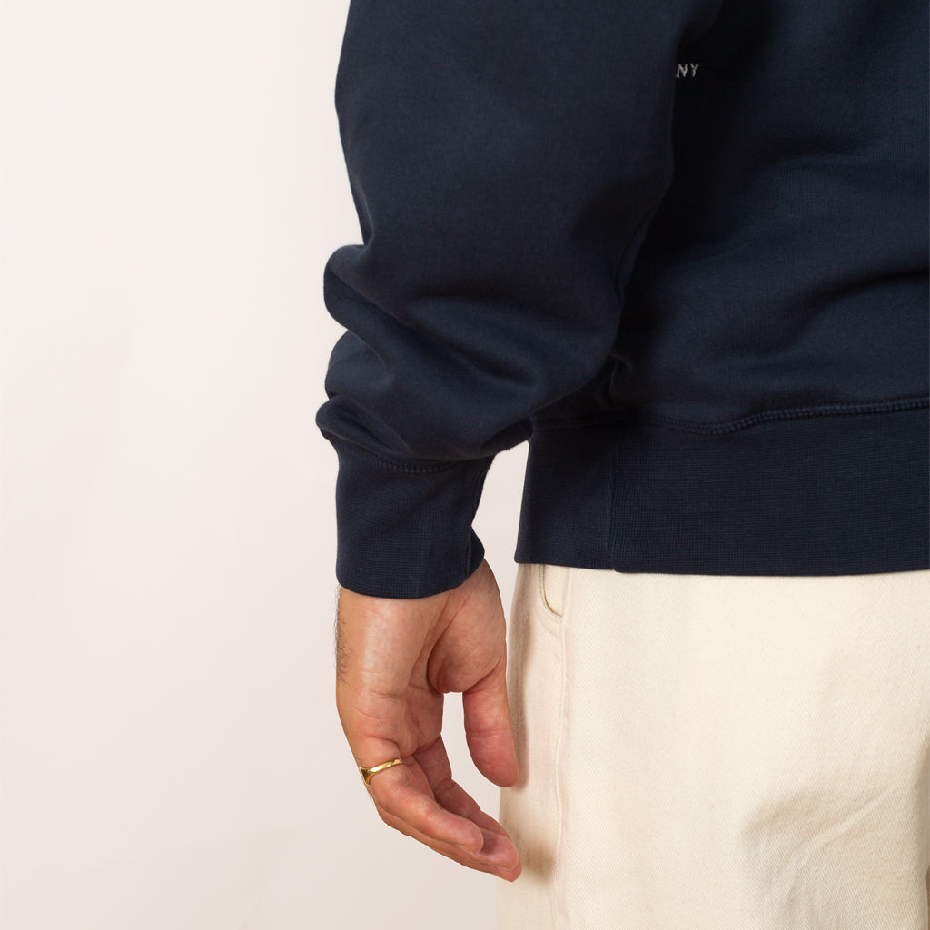 Half Zip Sweat - Navy