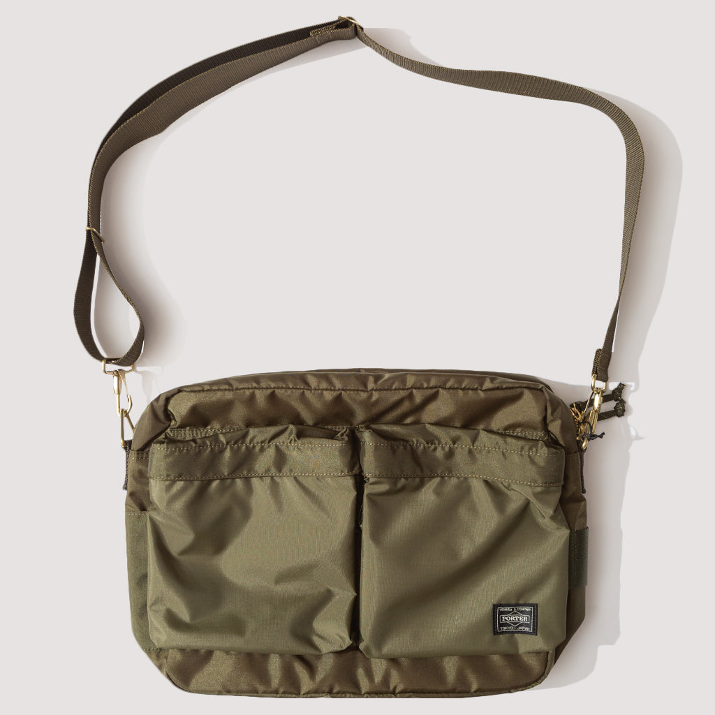 Force Shoulder Bag Olive Porter Yoshida Peggs